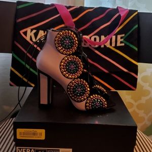 KAT MACONIE Lilac Multi Stone Vera Lace-up